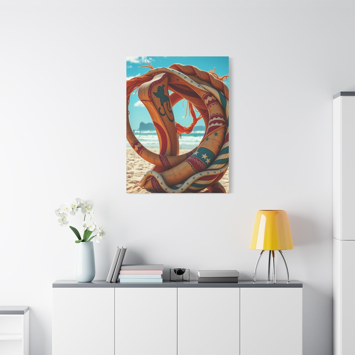 Opulent Shoreline Imagery Wall Art & Canvas Print