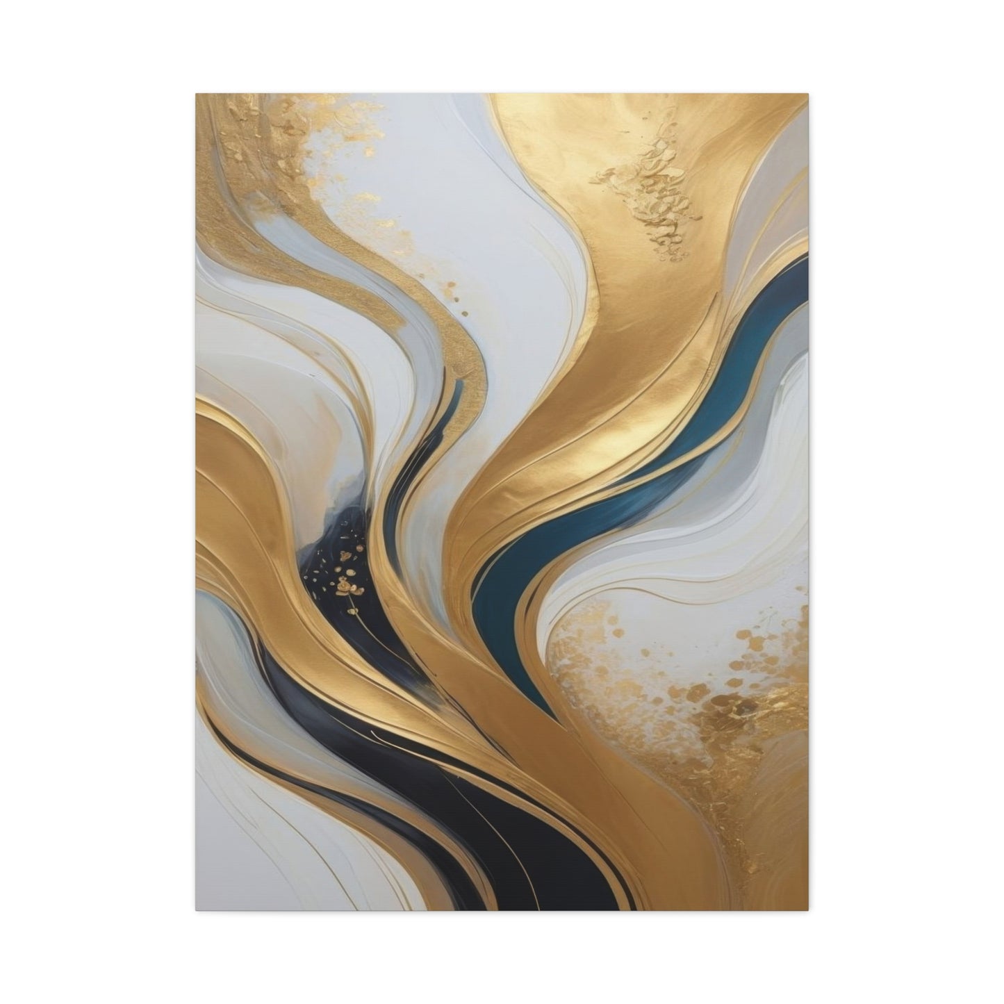 Golden Waves Wall Art & Canvas Prints