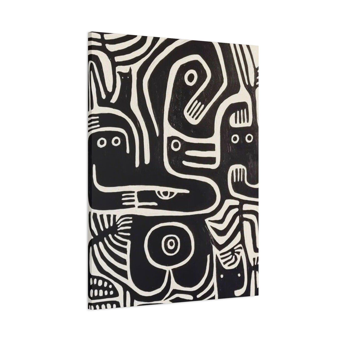 Monochrome Black Cat Wall Art & Canvas Prints