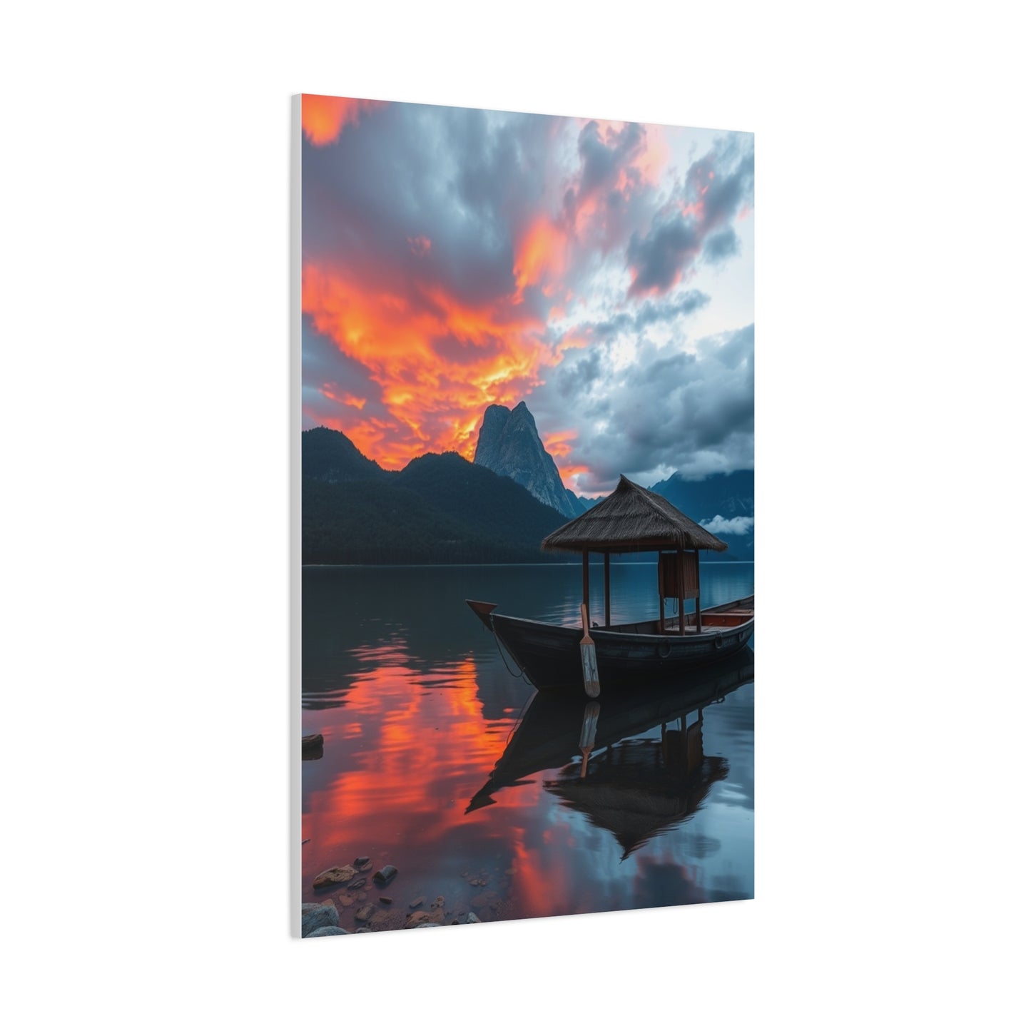 Luminous Ripples Portrait Wall Art & Canvas Print