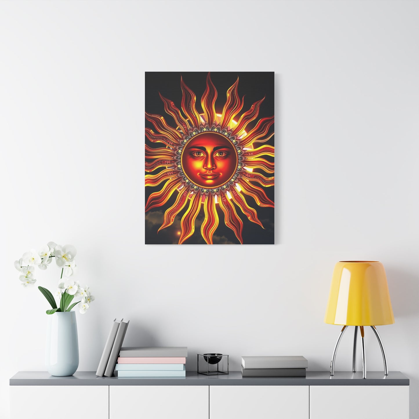Solar Nocturne Elegance wall art & canvas print