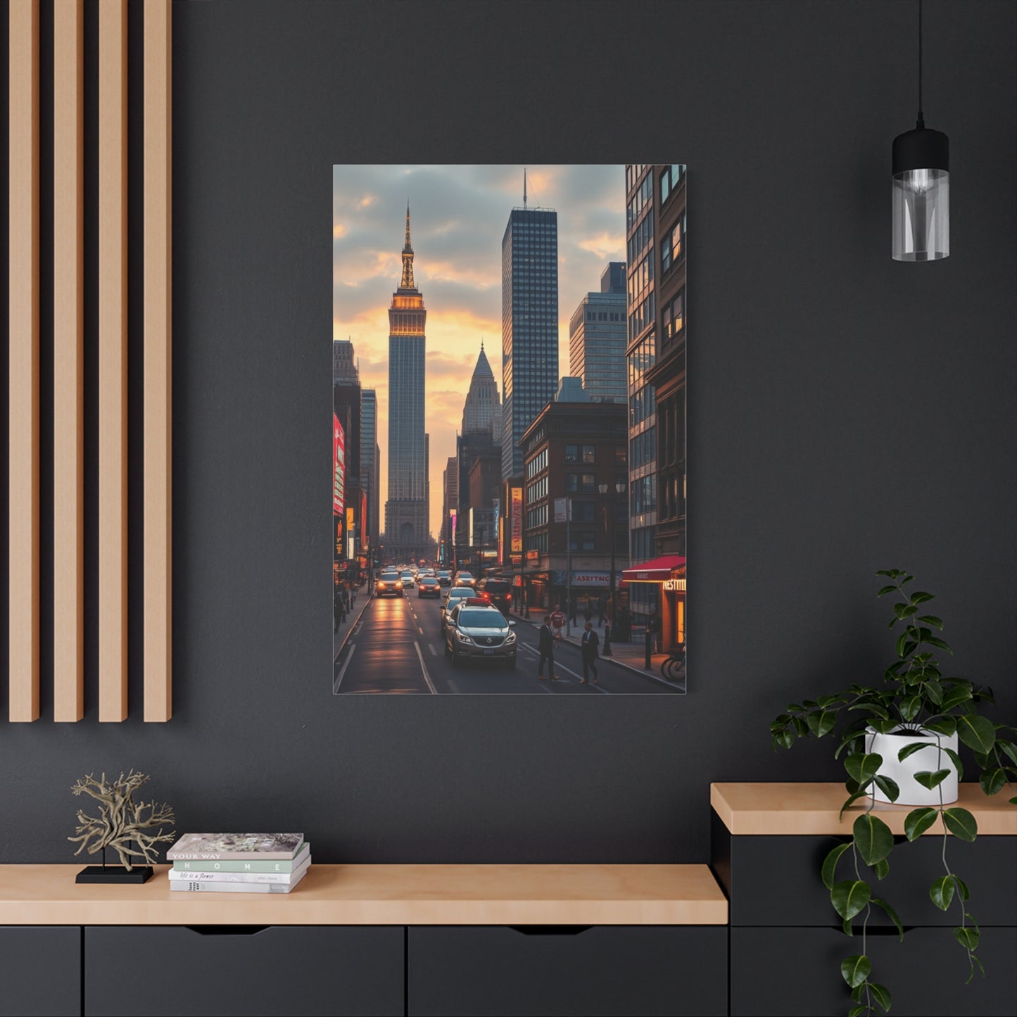 Uptown Poise Canvas Wall Art & Canvas Print