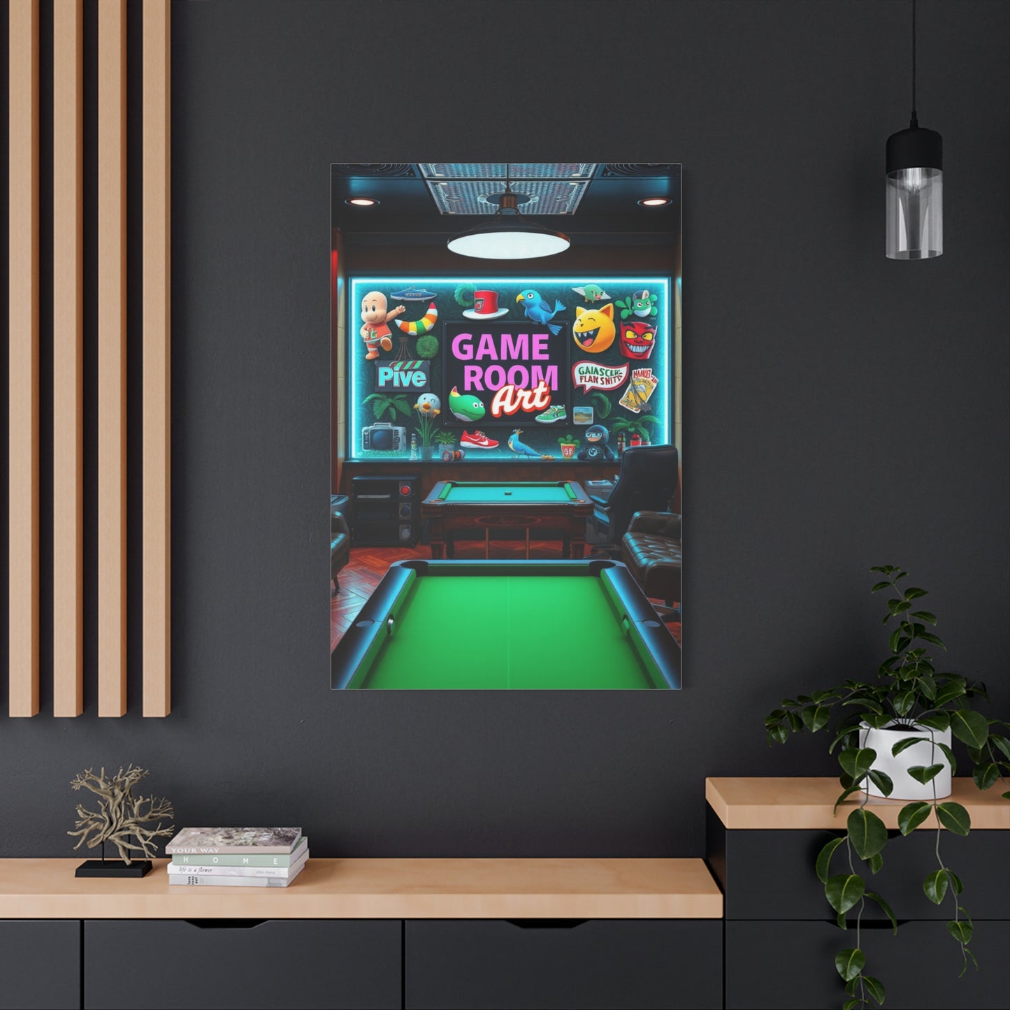 Supreme Game Room Art Beautiful Collection Wall Art & Canvas Print