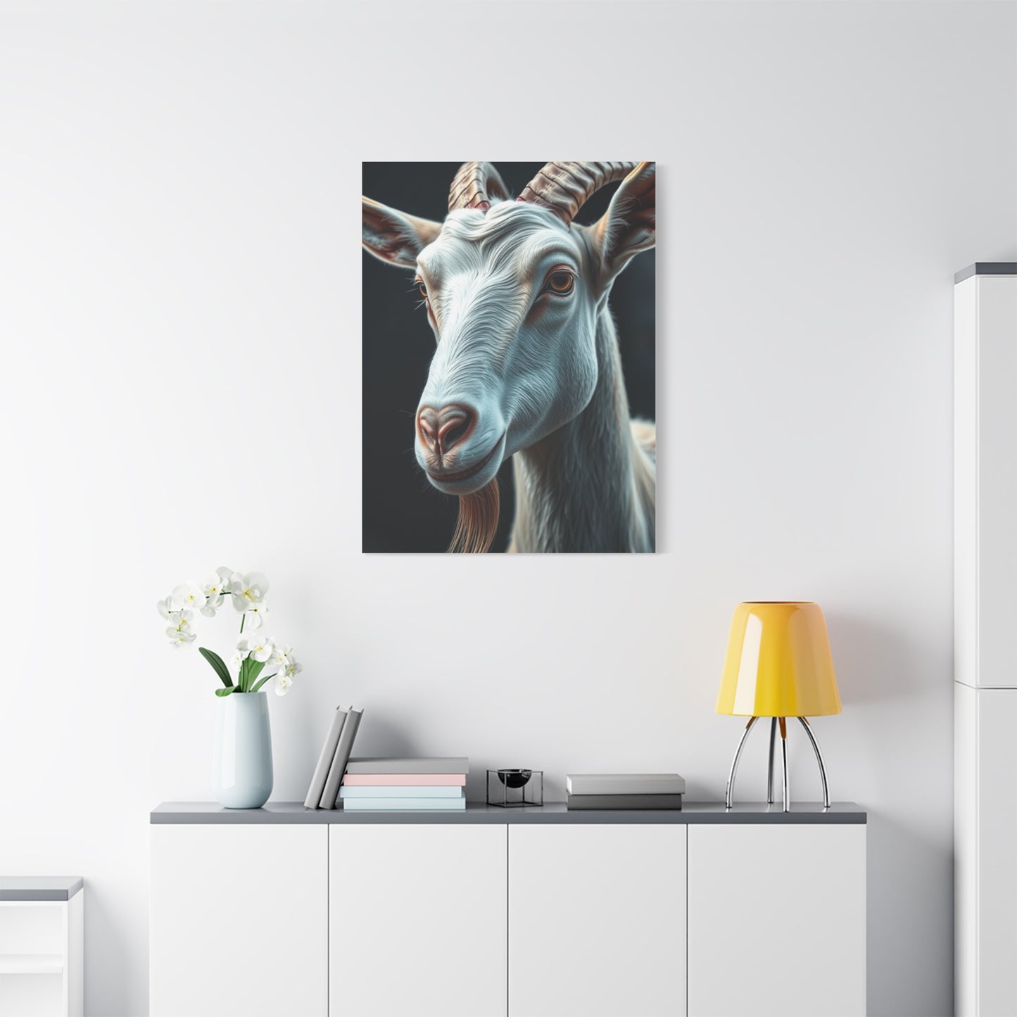 Noble Caprine Masterpiece Wall Art & Canvas Print