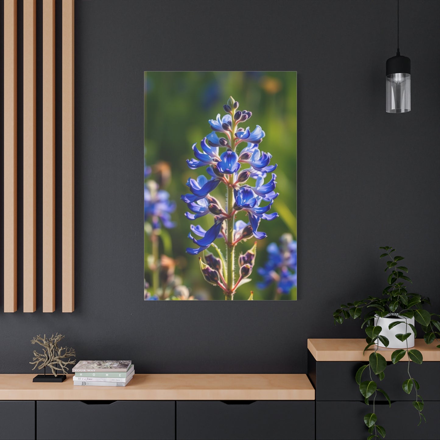 Collection Bluebonnet Flower Art Art Wall Art & Canvas Print