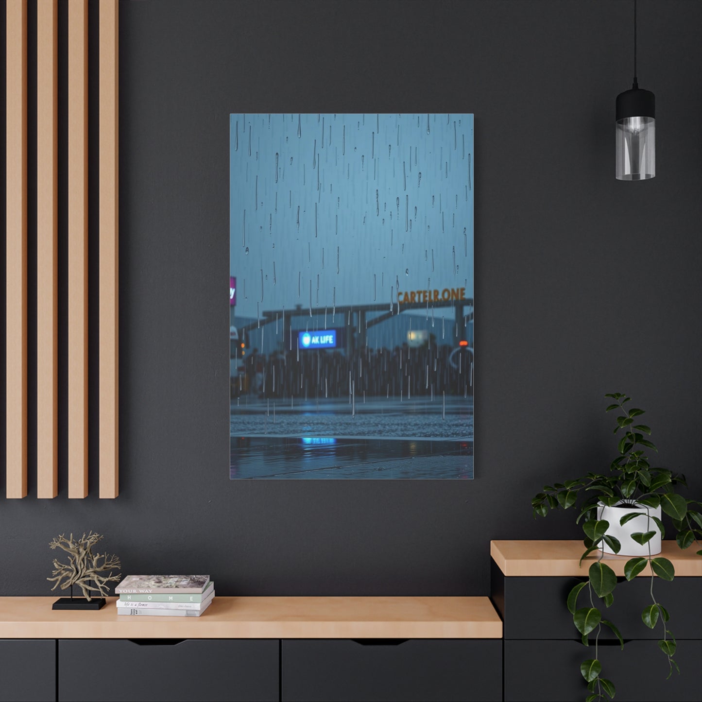 Vision Rain Wall Art Art Wall Art & Canvas Print
