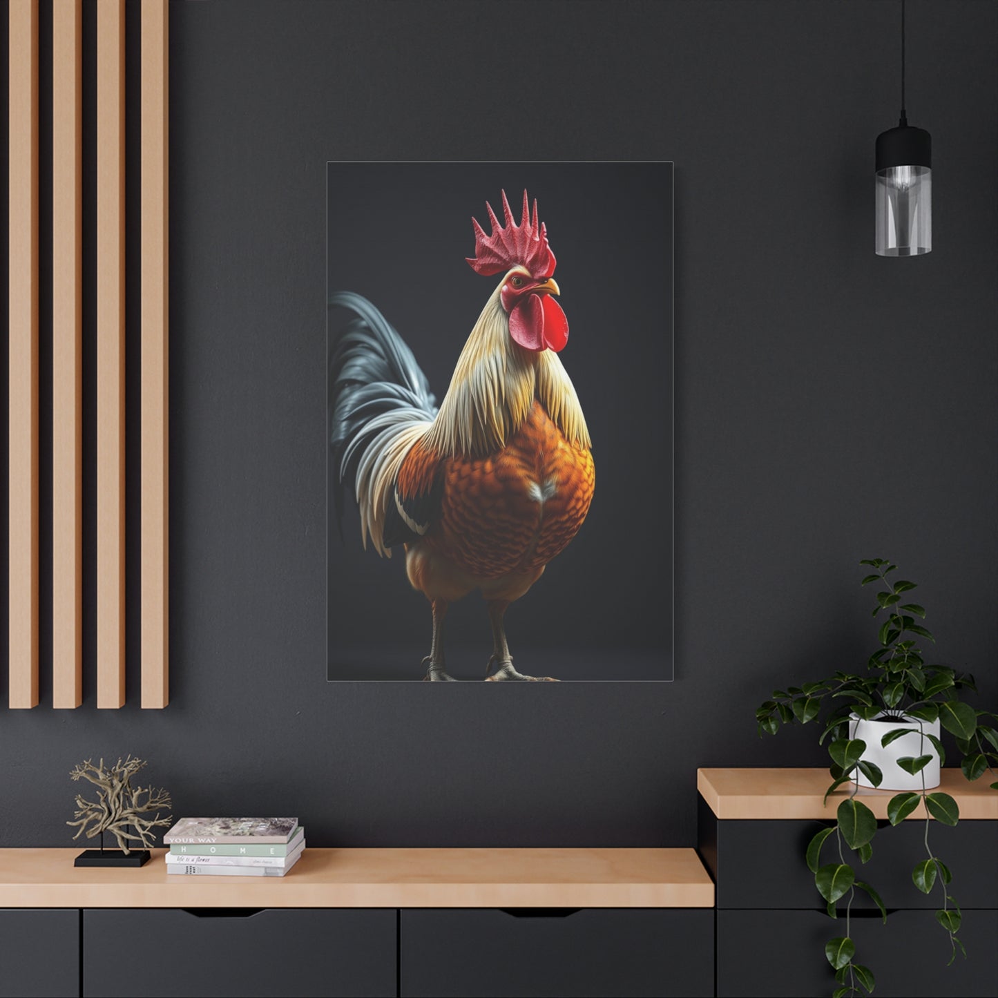 Masterpiece Chicken & Rooster Wall Art Vision Wall Art & Canvas Print