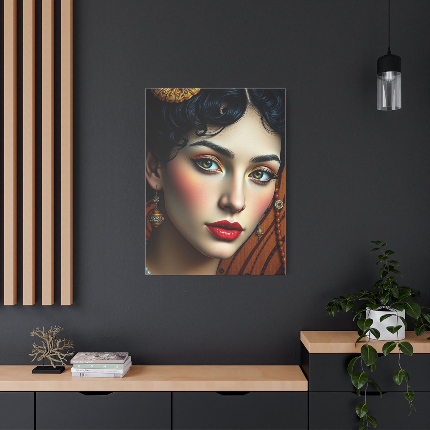 Gilded Serenity Canvas