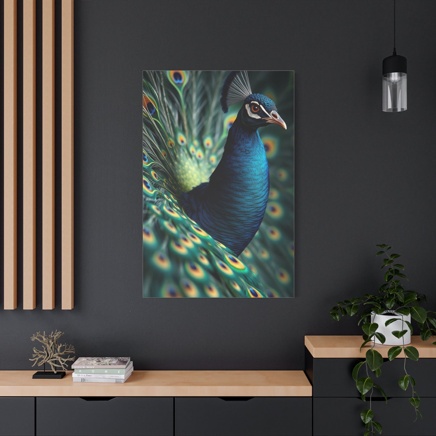 Peacock Art Luxury Canvas Wall Art & Canvas Print