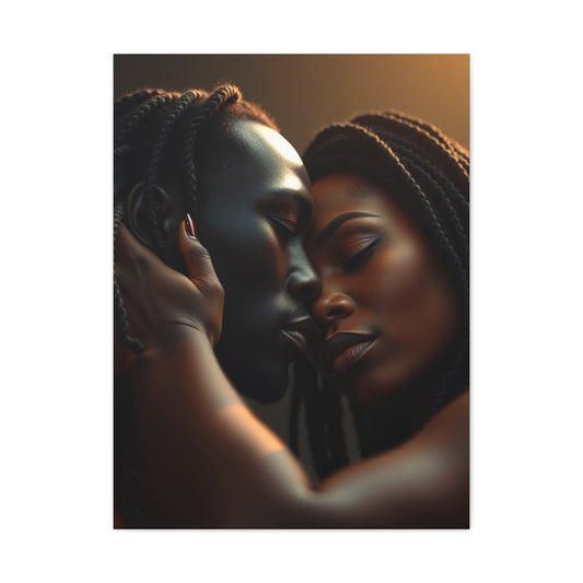 Masterpiece Black Love Art Vision Wall Art & Canvas Print