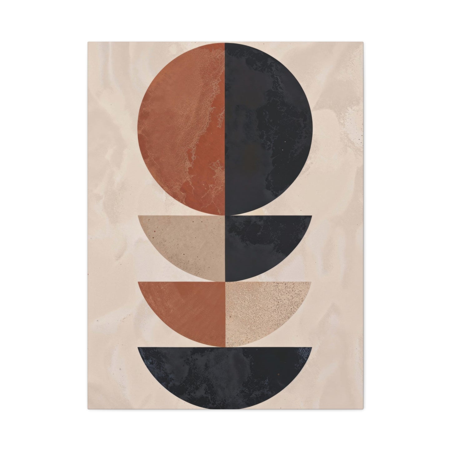 Abstract Brown Black Earth Tones Wall Art & Canvas Prints