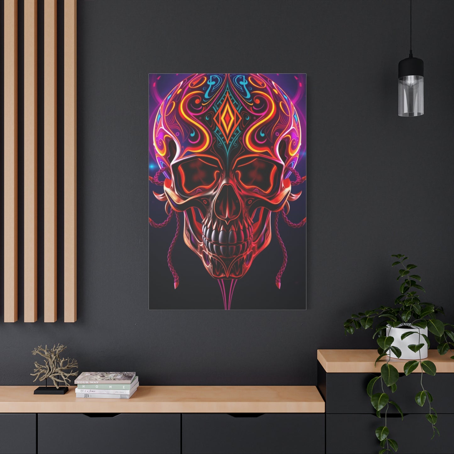 Opulent Skull Phantasm Wall Art & Canvas Print