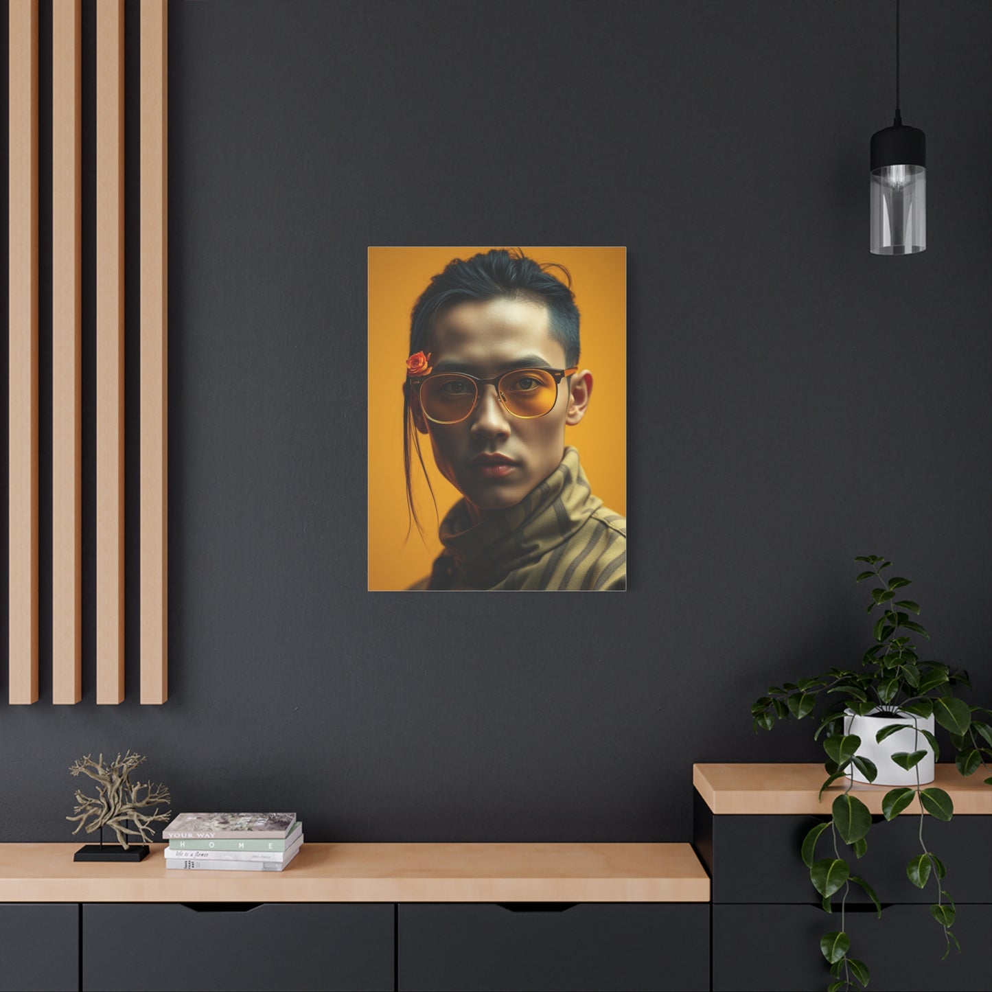 Luminous Gold Impression Wall Art & Canvas Print