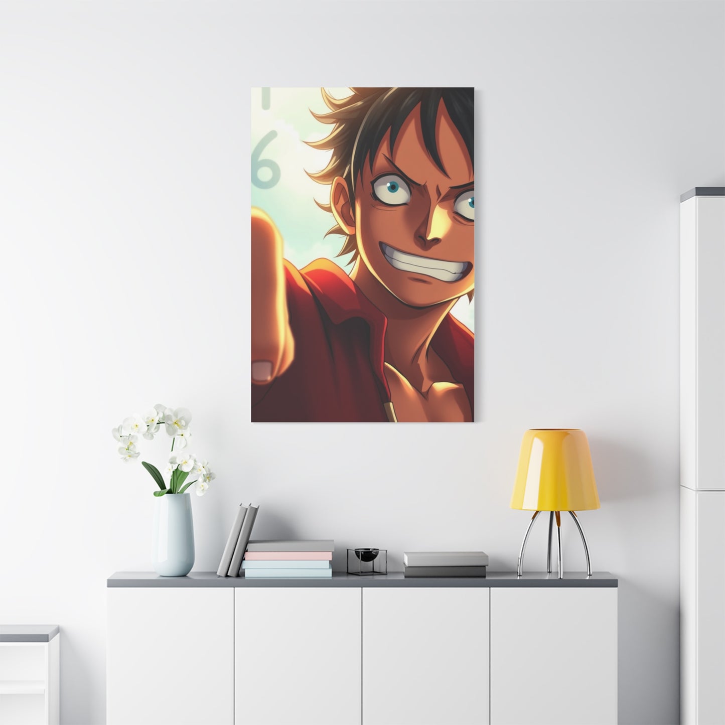Monkey D. Luffy Art Canvas Art 4 Wall Art & Canvas Print