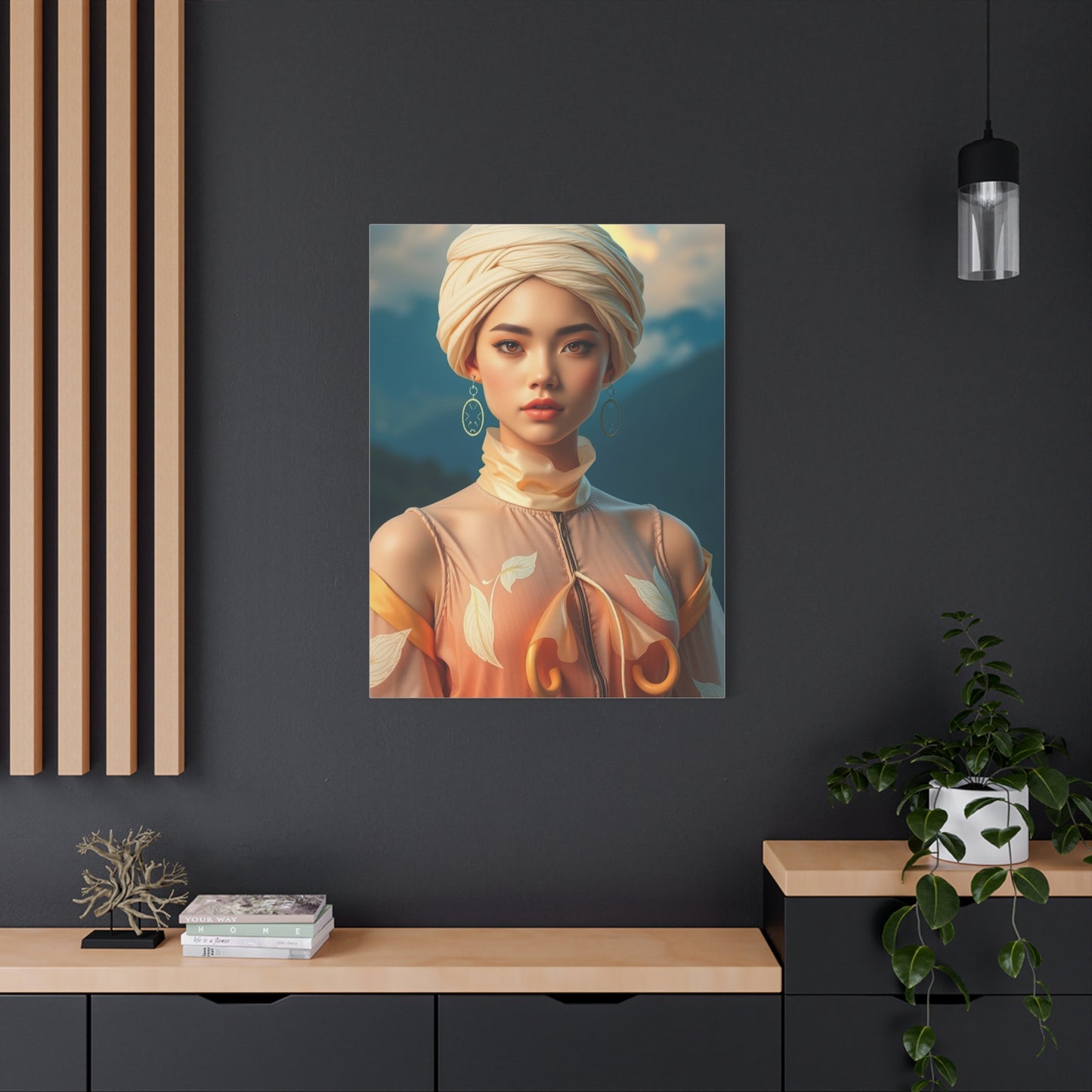 Opulent Leafscape Display Wall Art & Canvas Print
