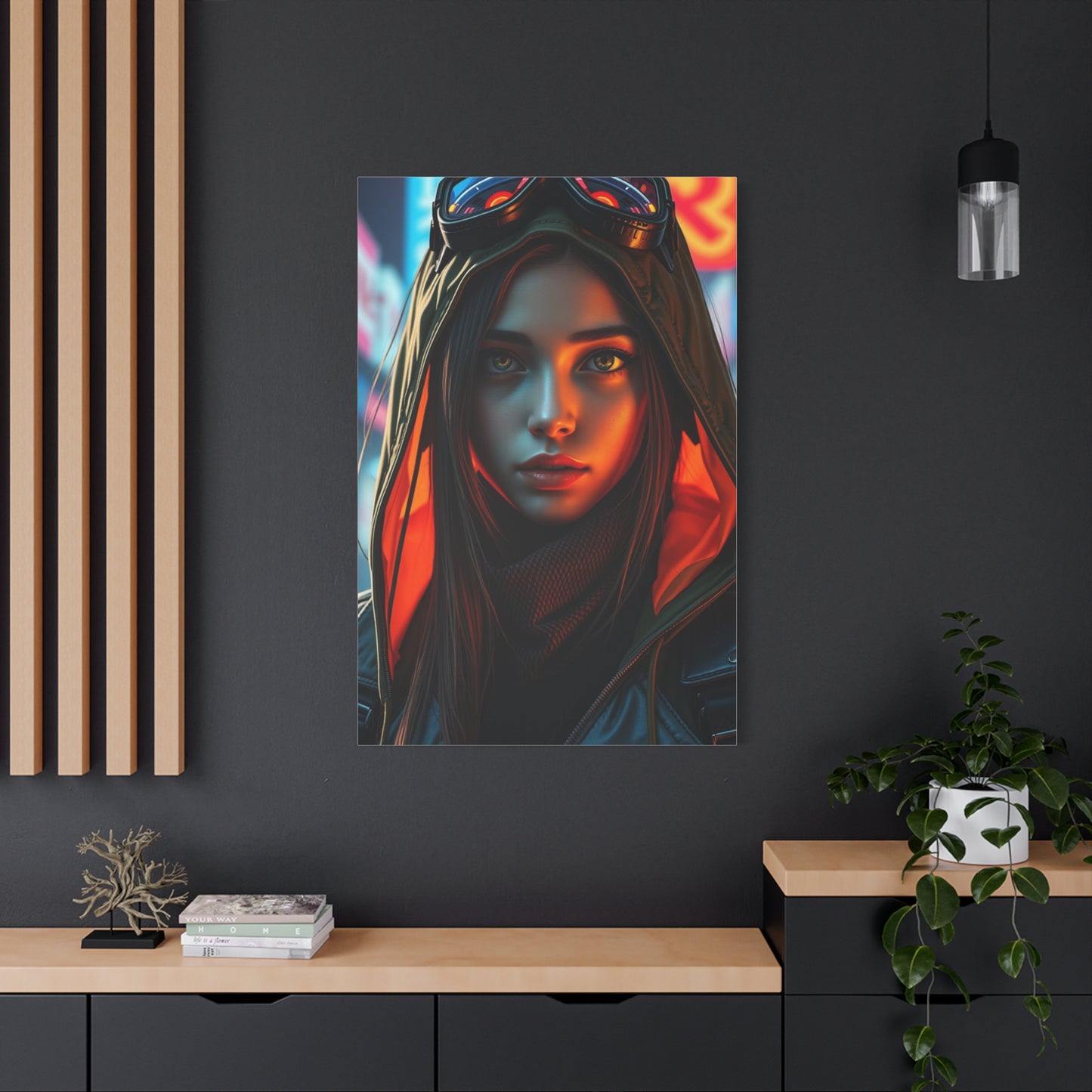 Elite Cyberpunk Art Vision Wall Art & Canvas Print