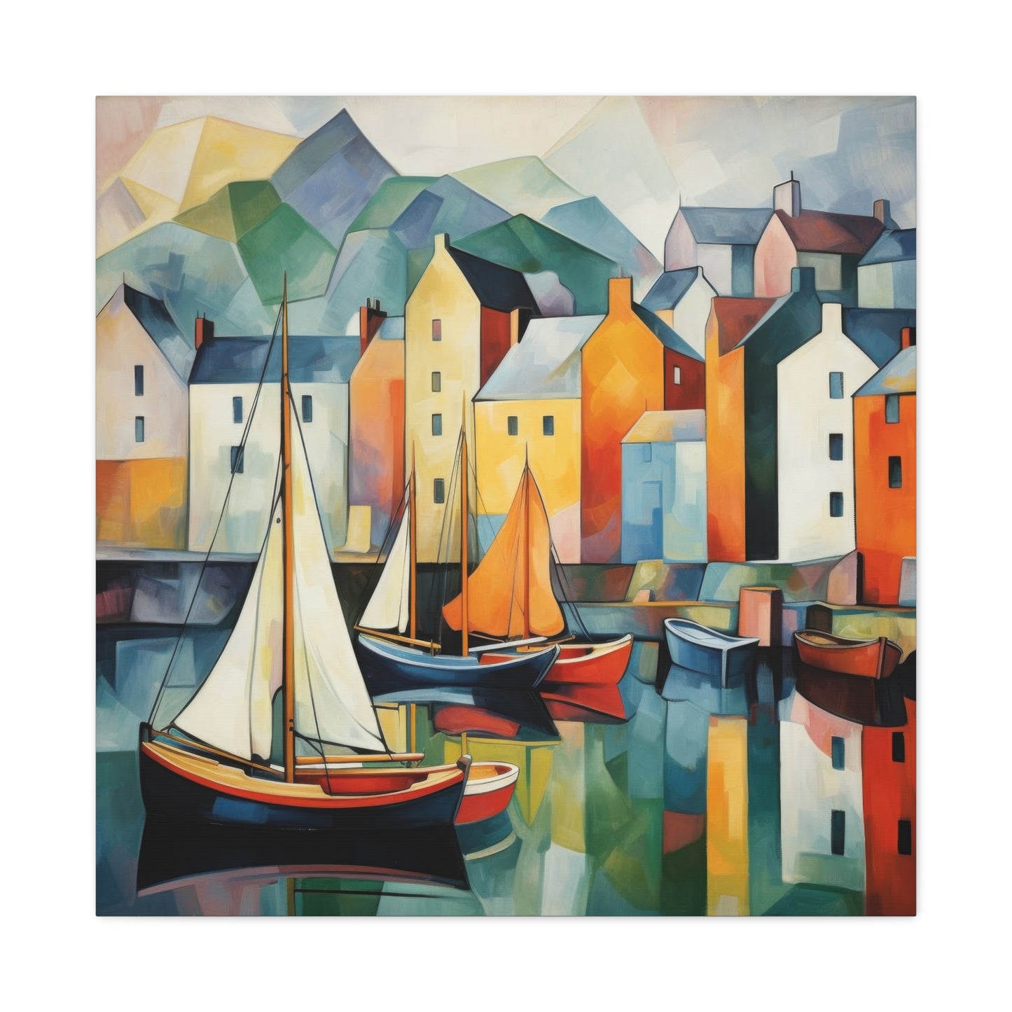Coastal Cubism Wall Art & Canvas Prints