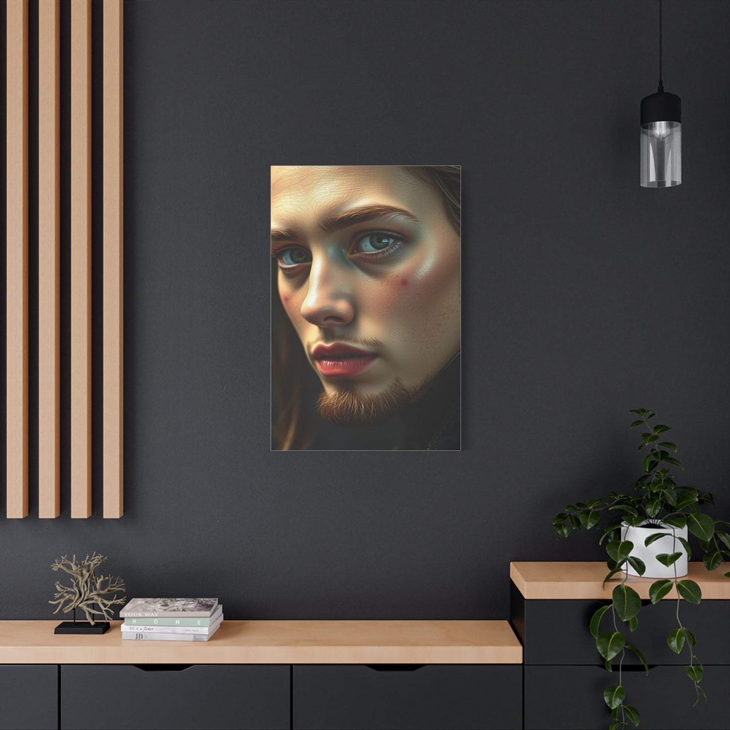 Luminous Brushstroke Masterpiece