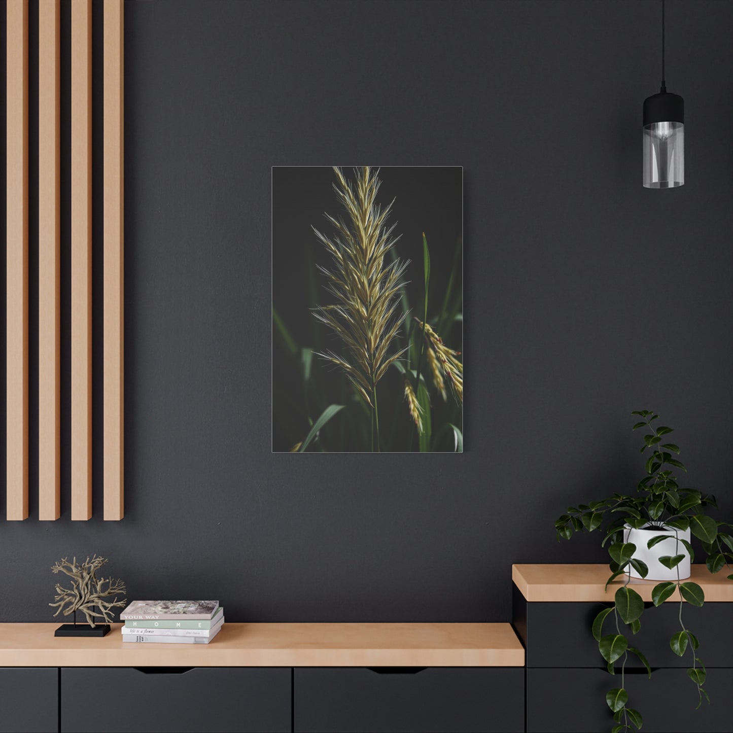 Sophisticated Leafy Display Wall Art & Canvas Print