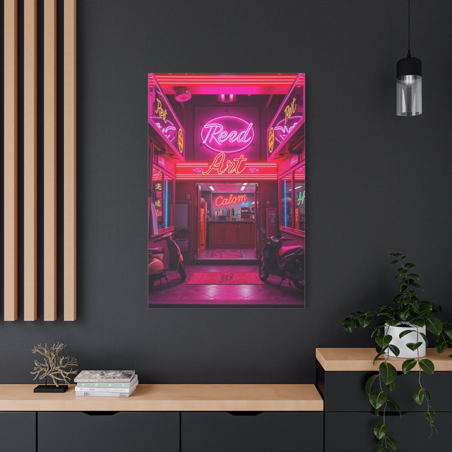 Retro Grandeur Canvas Wall Art & Canvas Print