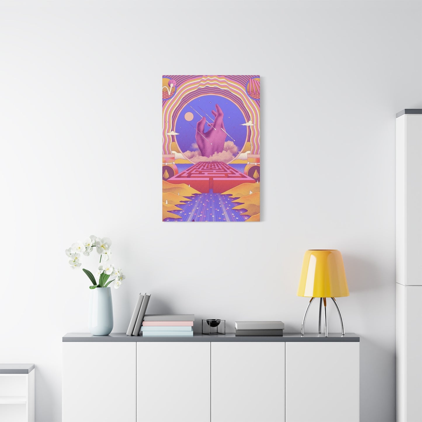 Hand Colorful Wall Art & Canvas Prints