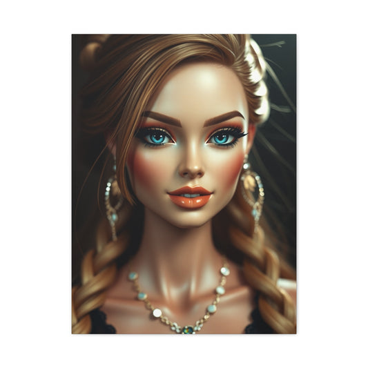 Barbiecore Art Supreme Canvas Wall Art & Canvas Print
