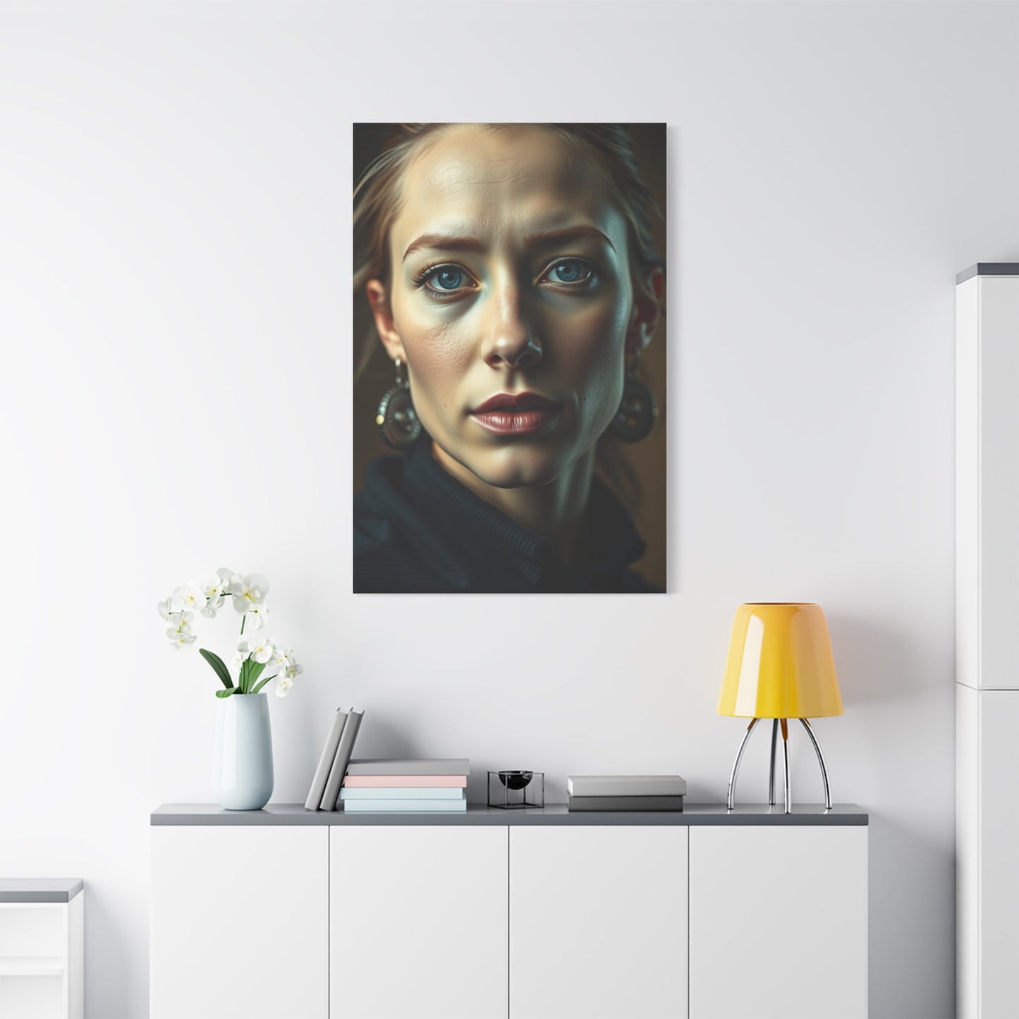 Graceful Profile Elegance Wall Art & Canvas Print