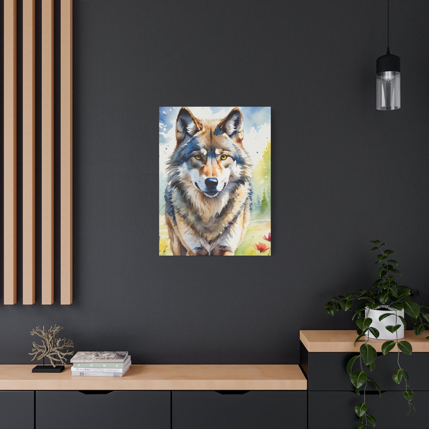 Wild Wolf Painting Wall Art & Canvas Prints