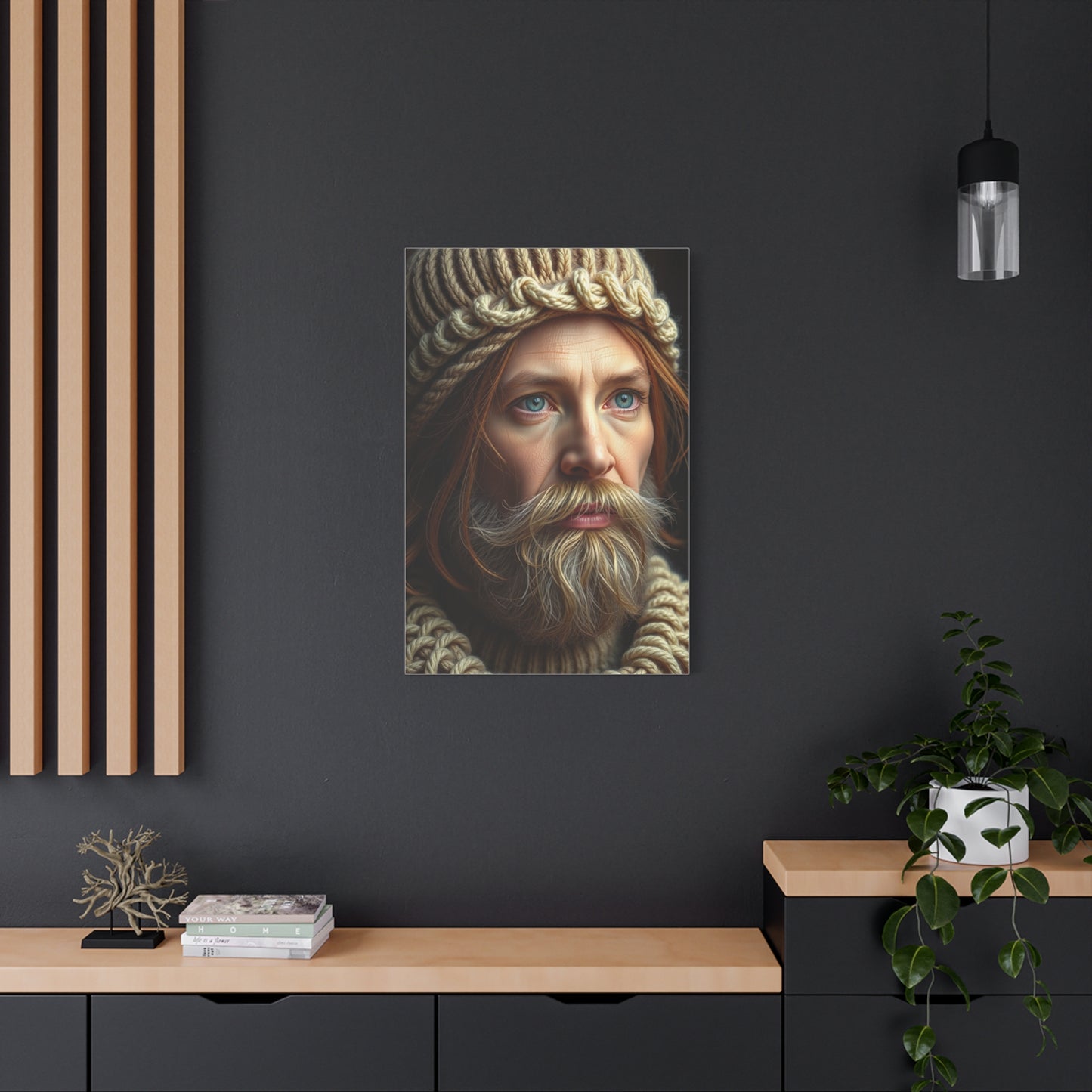 Vermilion Glow Canvas Wall Art & Canvas Print