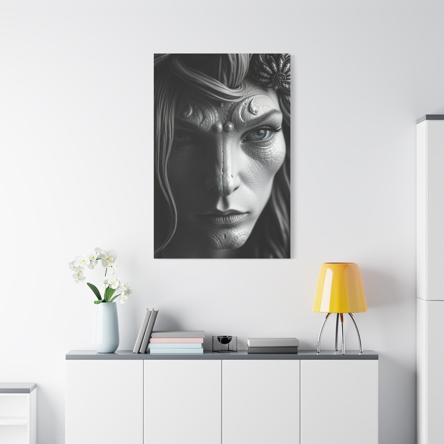 Gray & White Art Canvas Art 6 Wall Art & Canvas Print