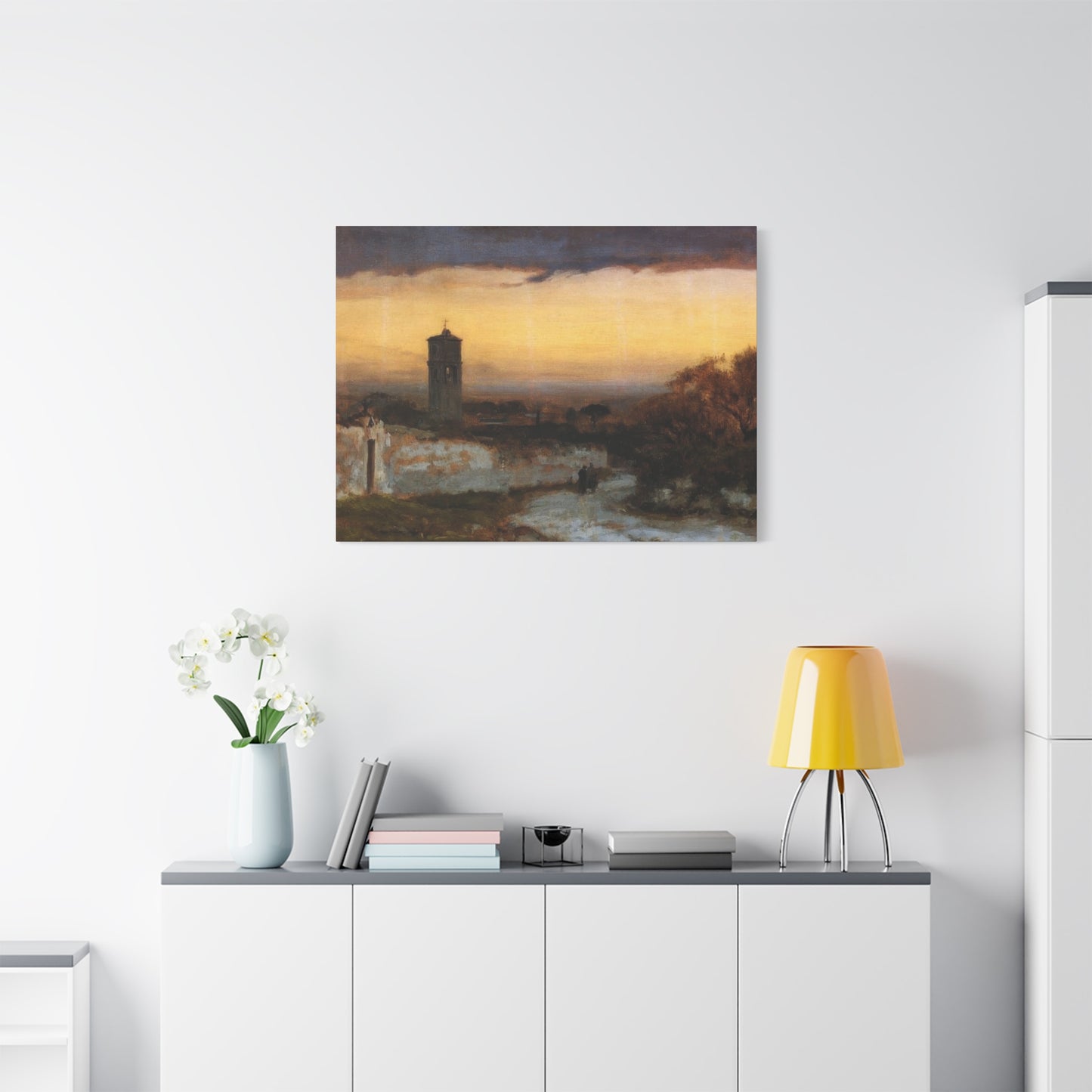Monastery At Albano George Inness Wall Art & Canvas Prints
