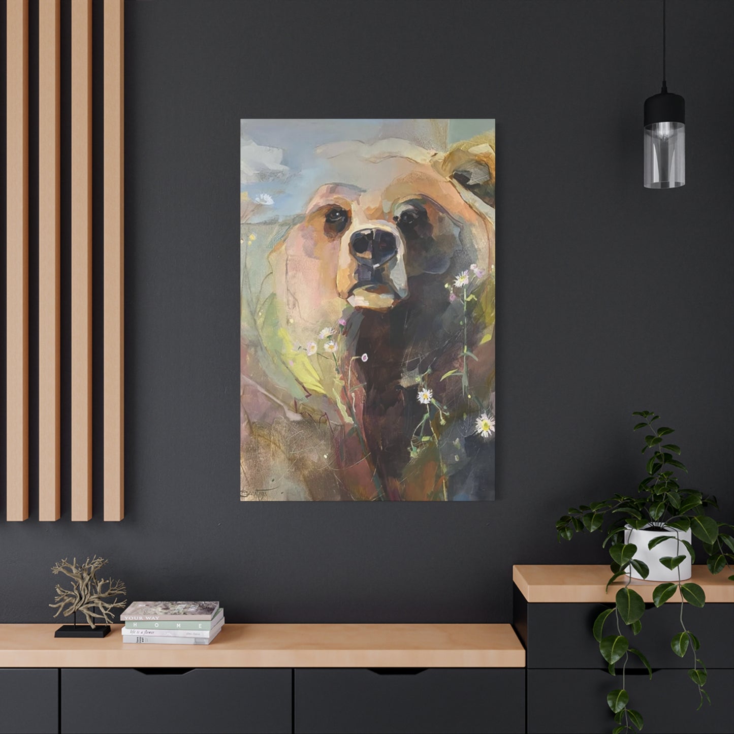Grizzly Bear Painting Wall Art & Canvas Prints