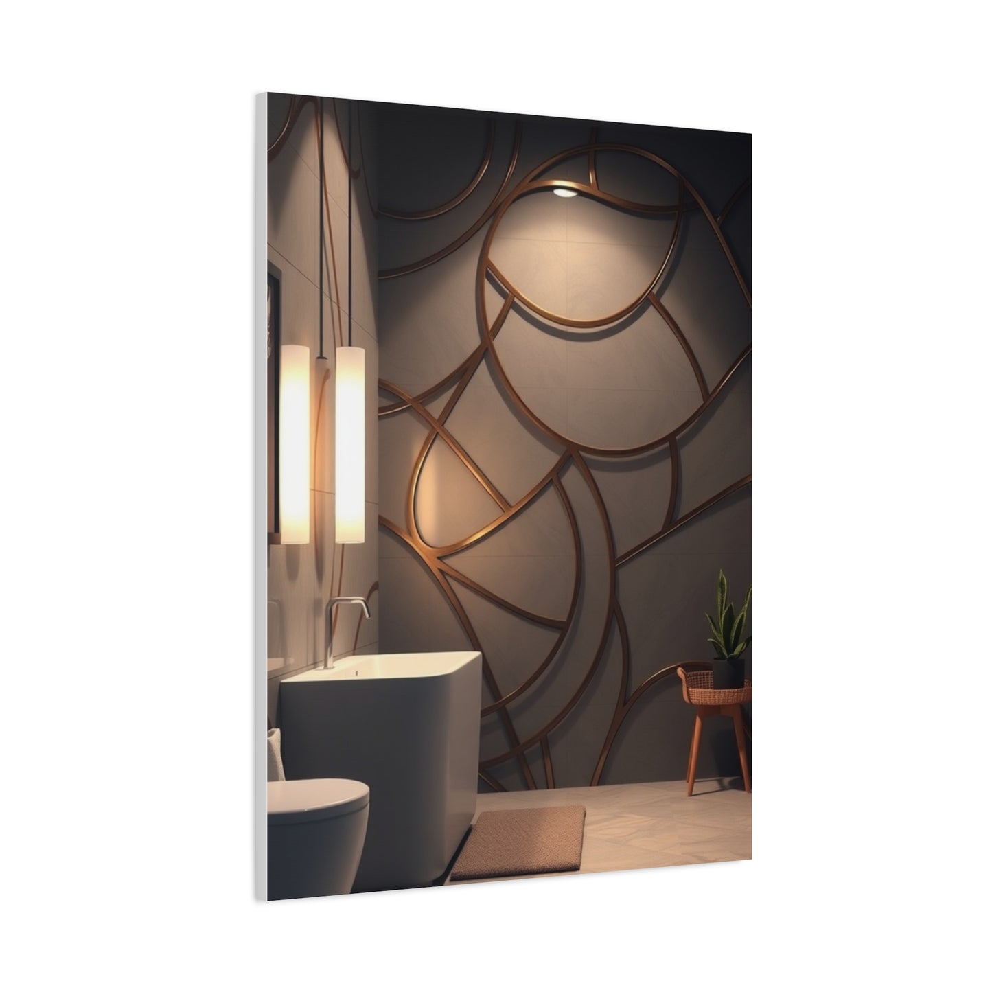 Tranquil Cascade Art Wall Art & Canvas Print