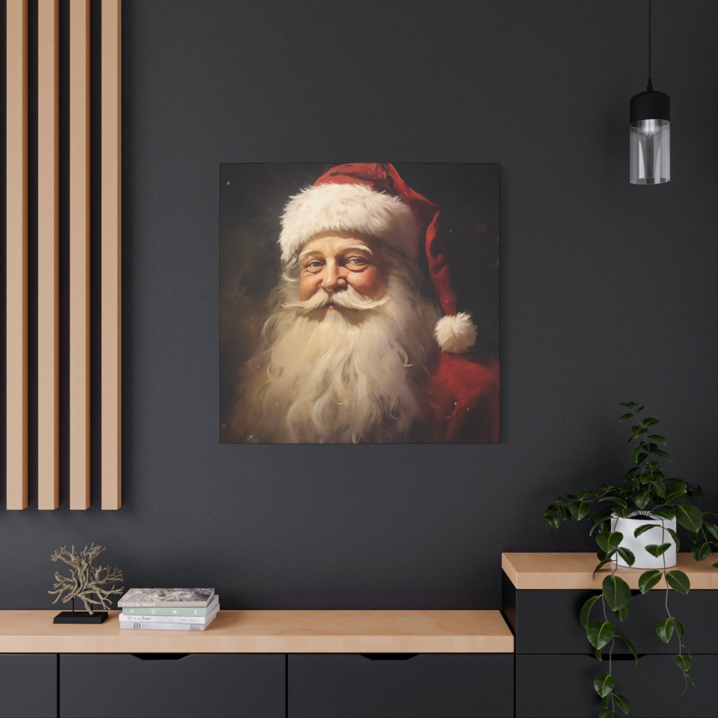 Smiling Santa Claus Wall Art & Canvas Prints