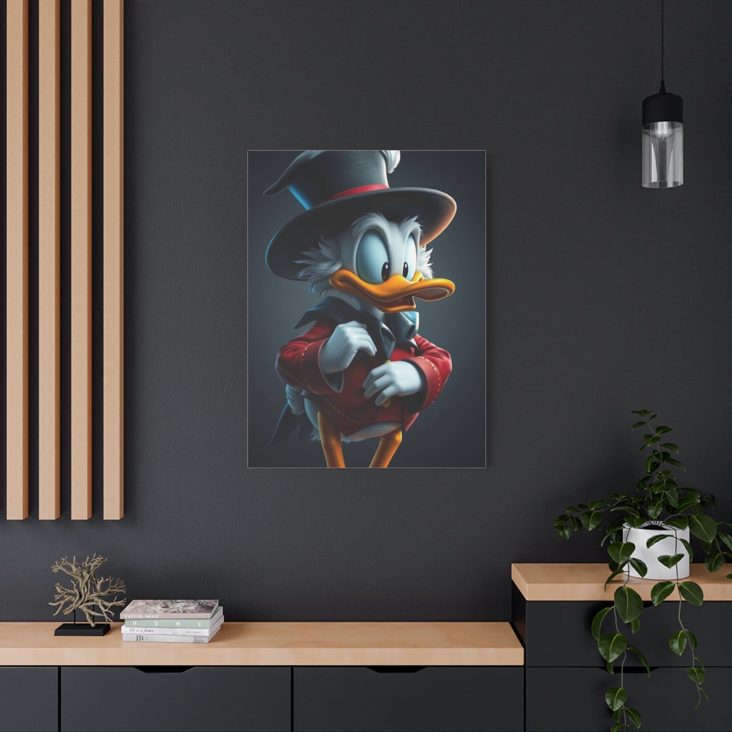 Grandiose Feathered Elegance Wall Art & Canvas Print