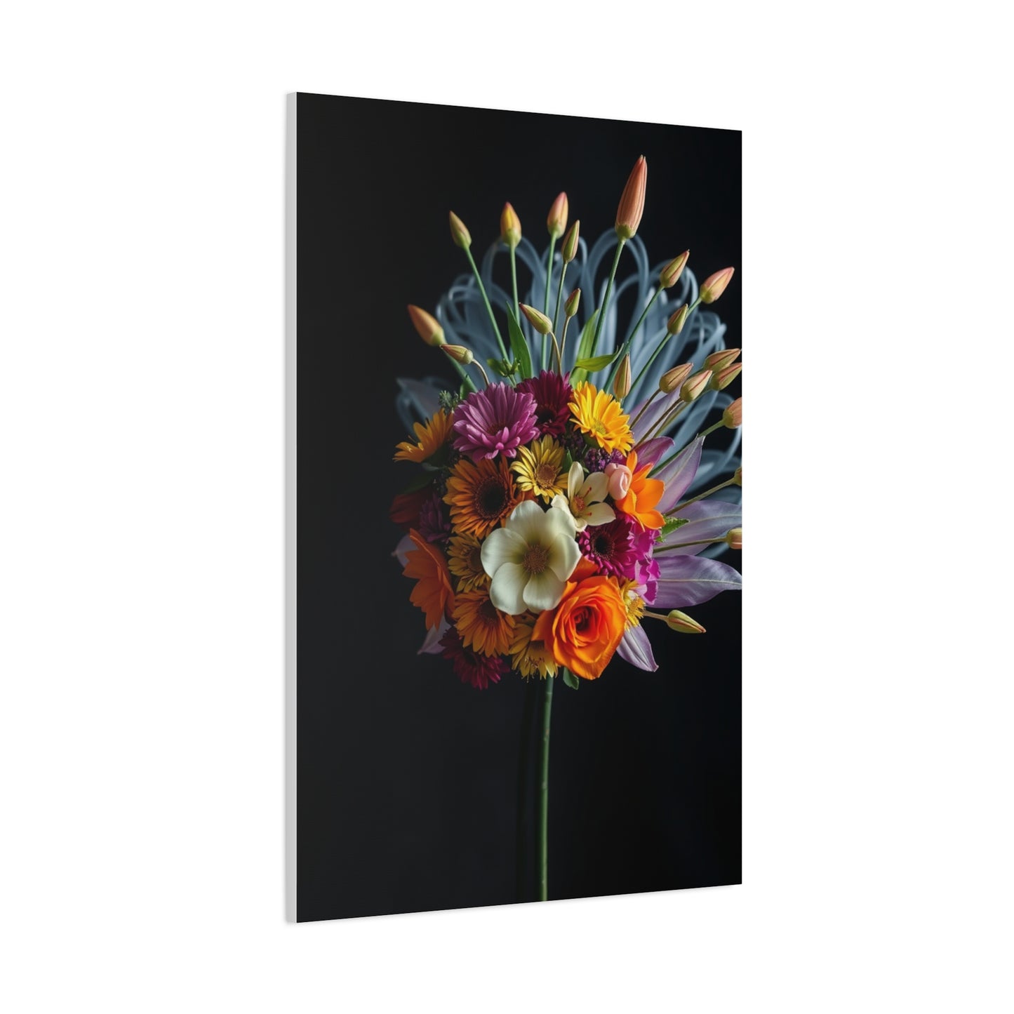 Flower Head Art Premium Canvas 19 Wall Art & Canvas Print