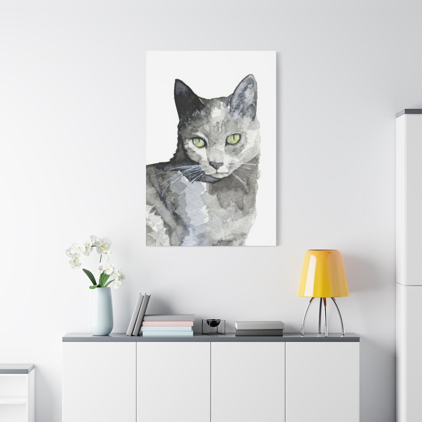 Cat Grey Wall Art & Canvas Prints