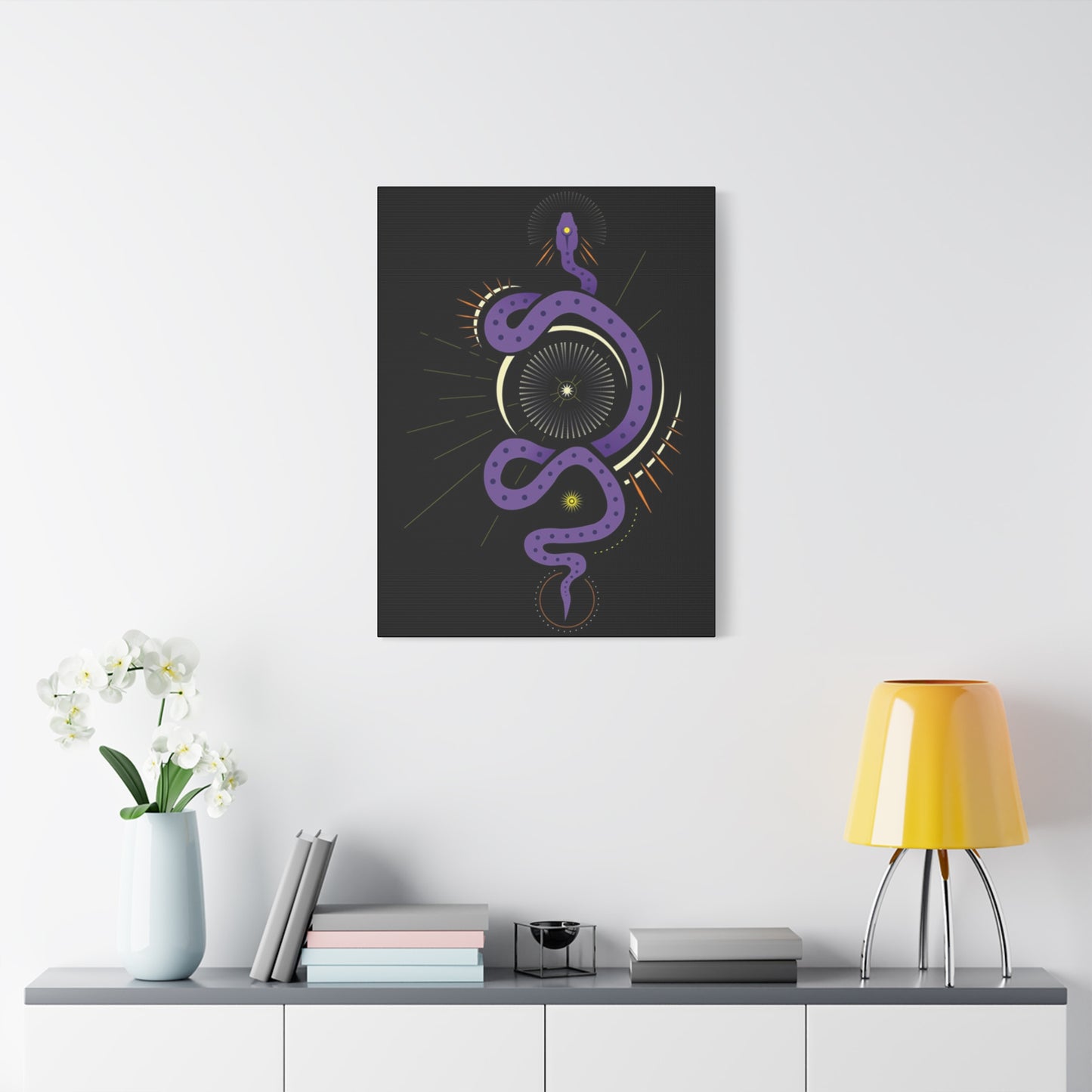 Purple Snake Poster Wall Art & Canvas Prints
