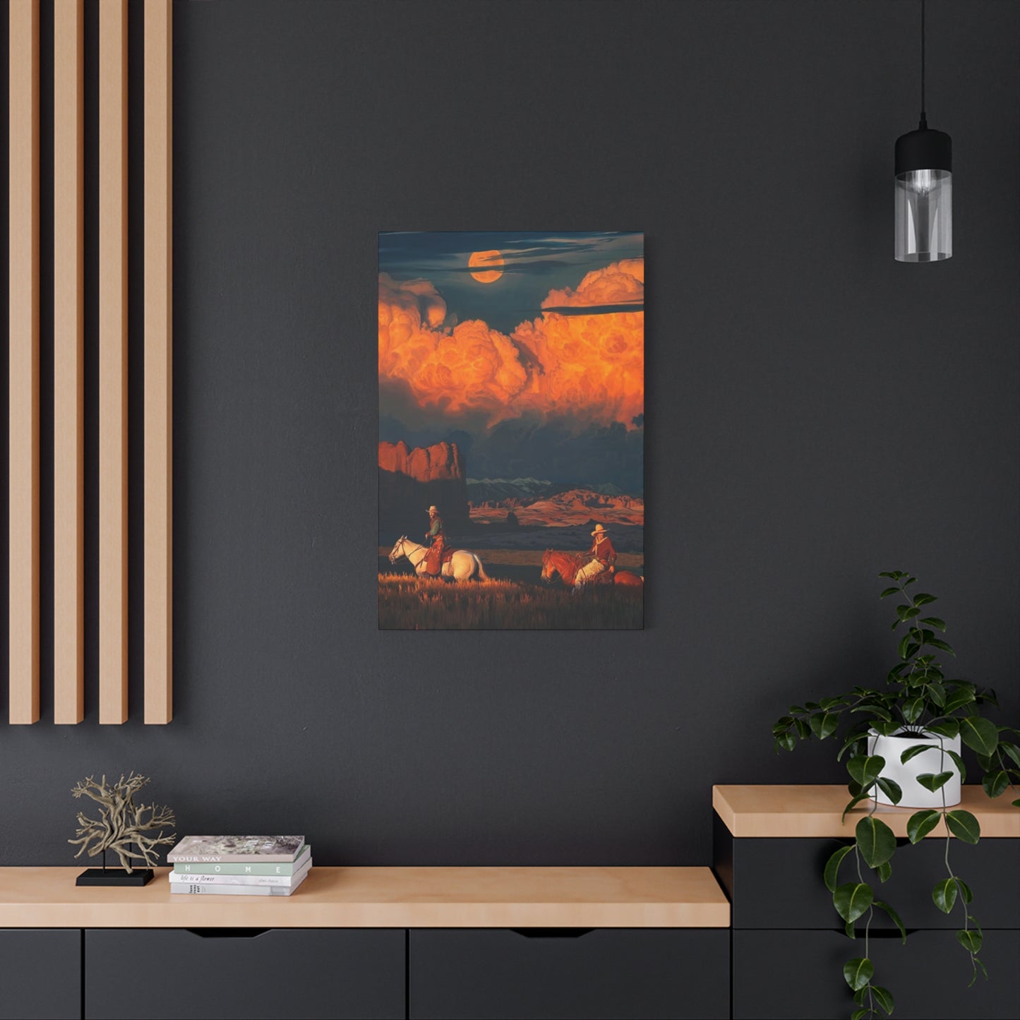 Cowboys In Grassland Wall Art & Canvas Prints