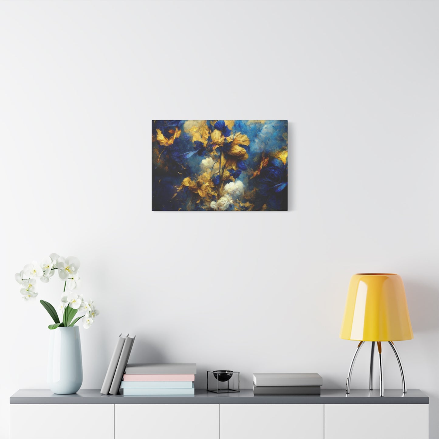 Golden Blooms at Twilight Wall Art & Canvas Prints