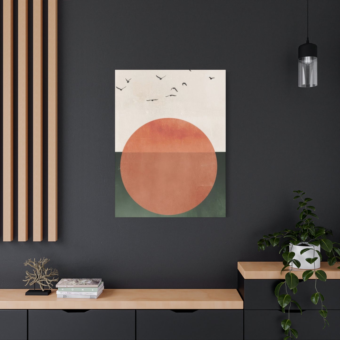 Abstract Sunset Earthy Wall Art & Canvas Prints