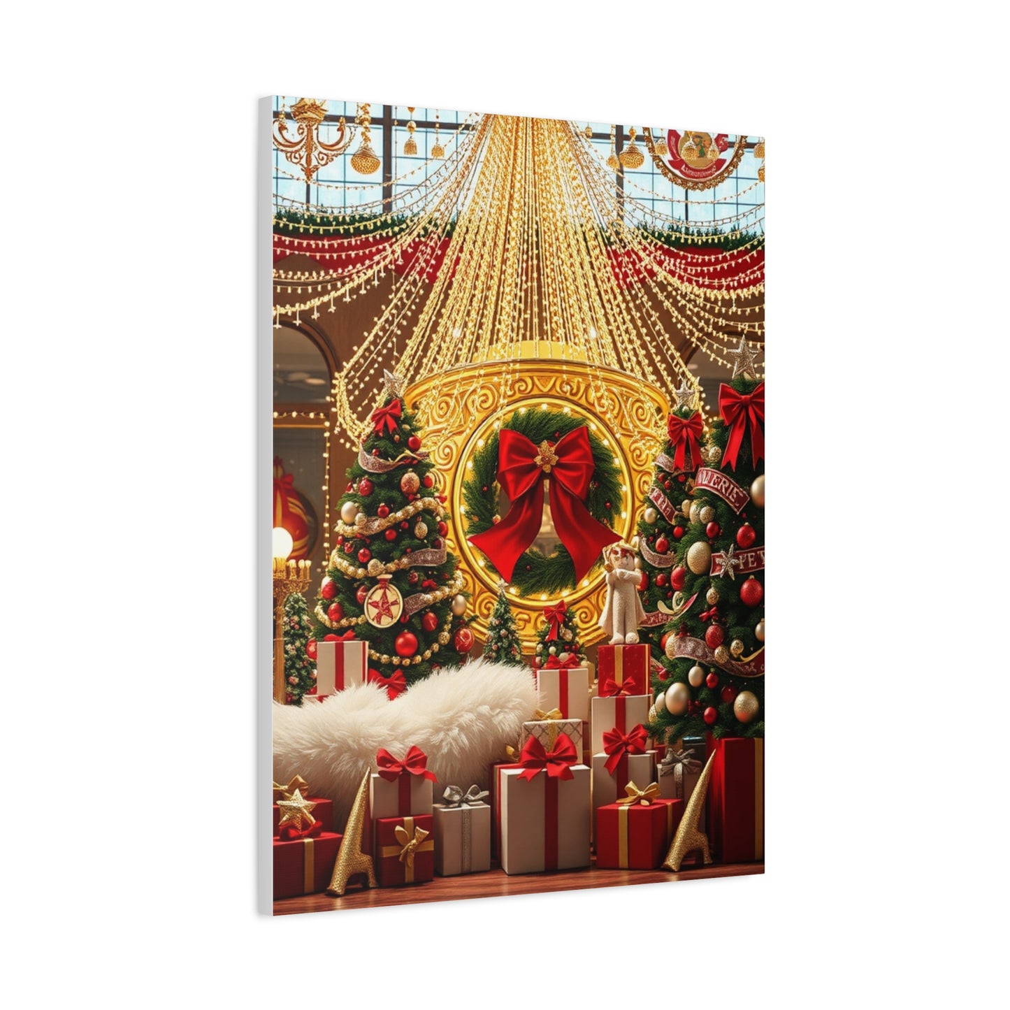 Opulent Holiday Splendor Canvas