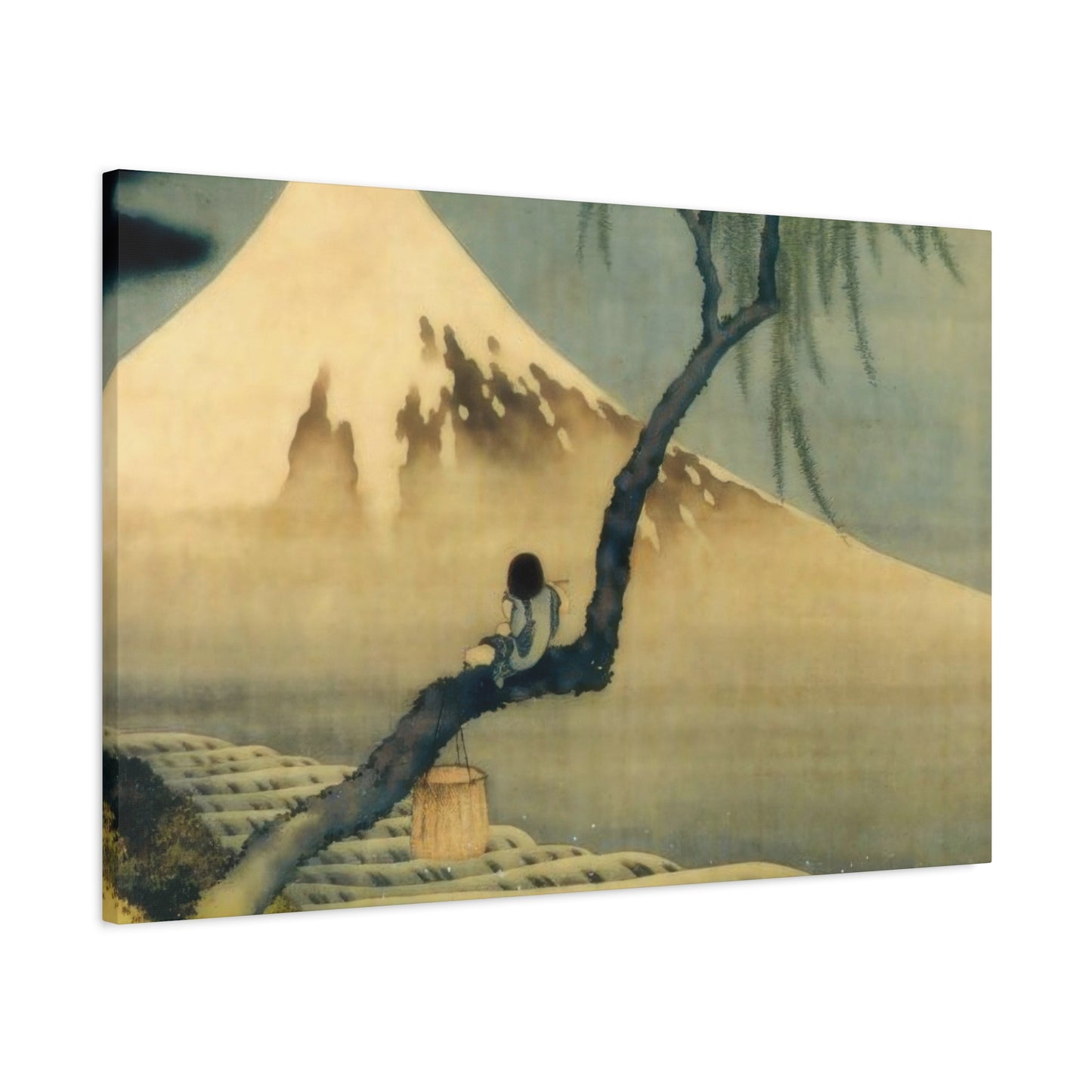 Katsushika Hokusai Boy On Mount Fuji Wall Art & Canvas Prints