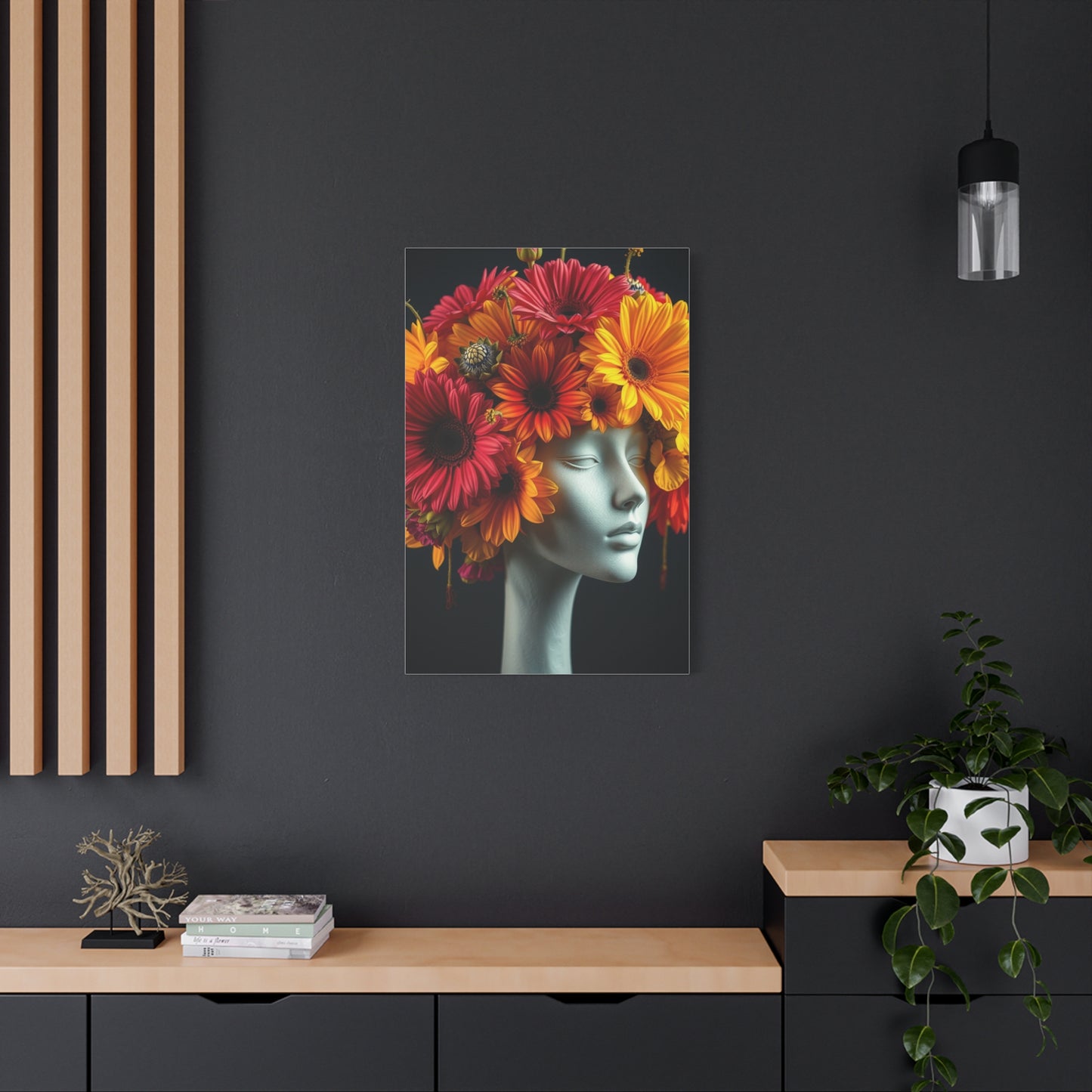 Floral Splendor Tableau Wall Art & Canvas Print