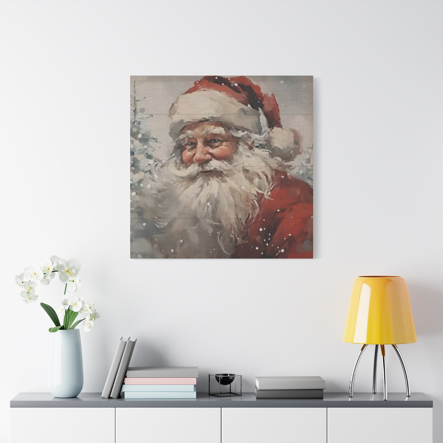 Santa Clause Face Wall Art & Canvas Prints