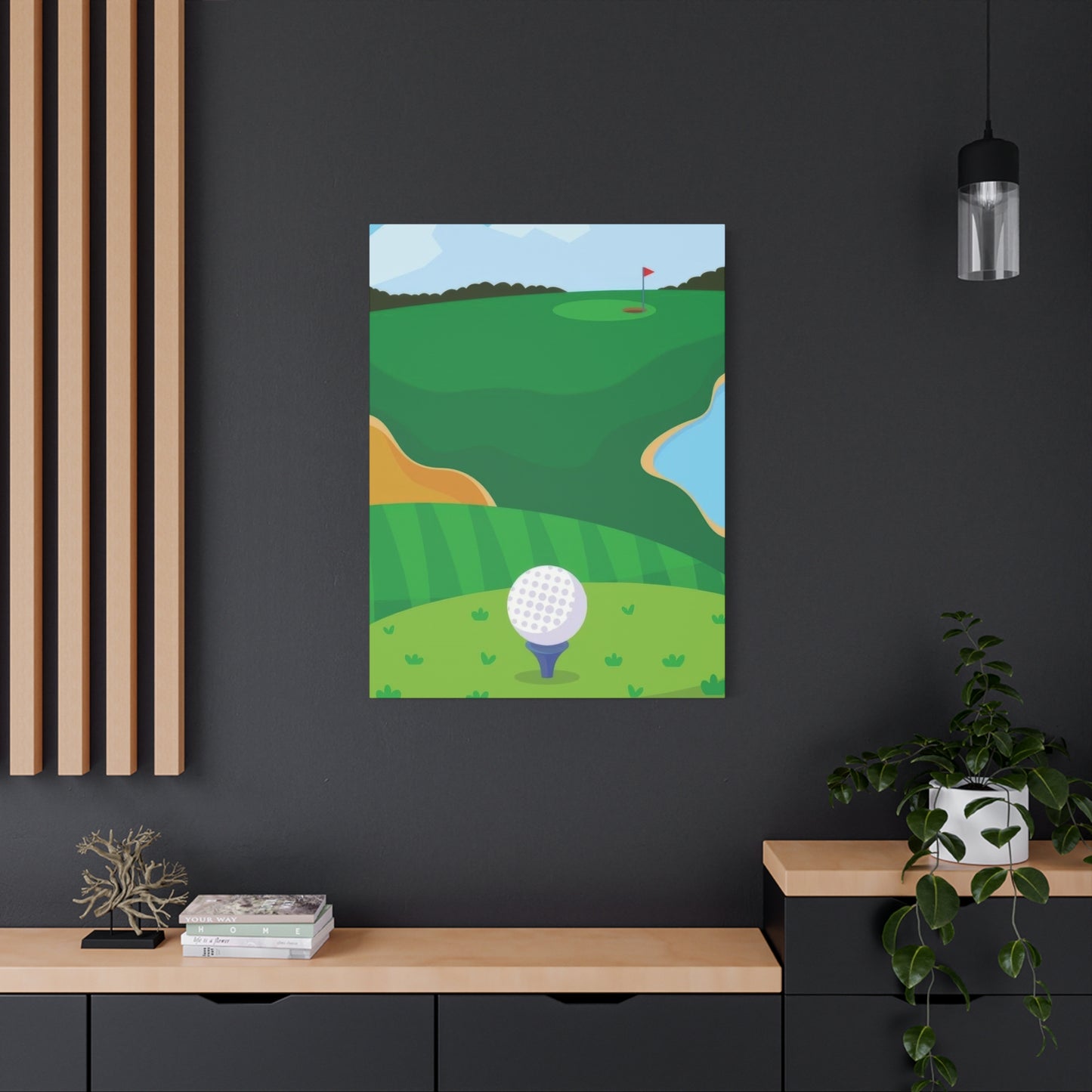 Golf Course Ball Wall Art & Canvas Prints
