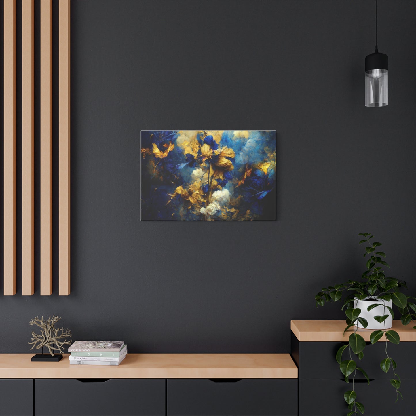 Golden Blooms at Twilight Wall Art & Canvas Prints
