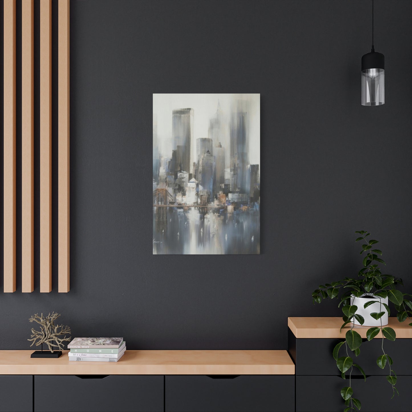 City Grey Wall Art & Canvas Prints