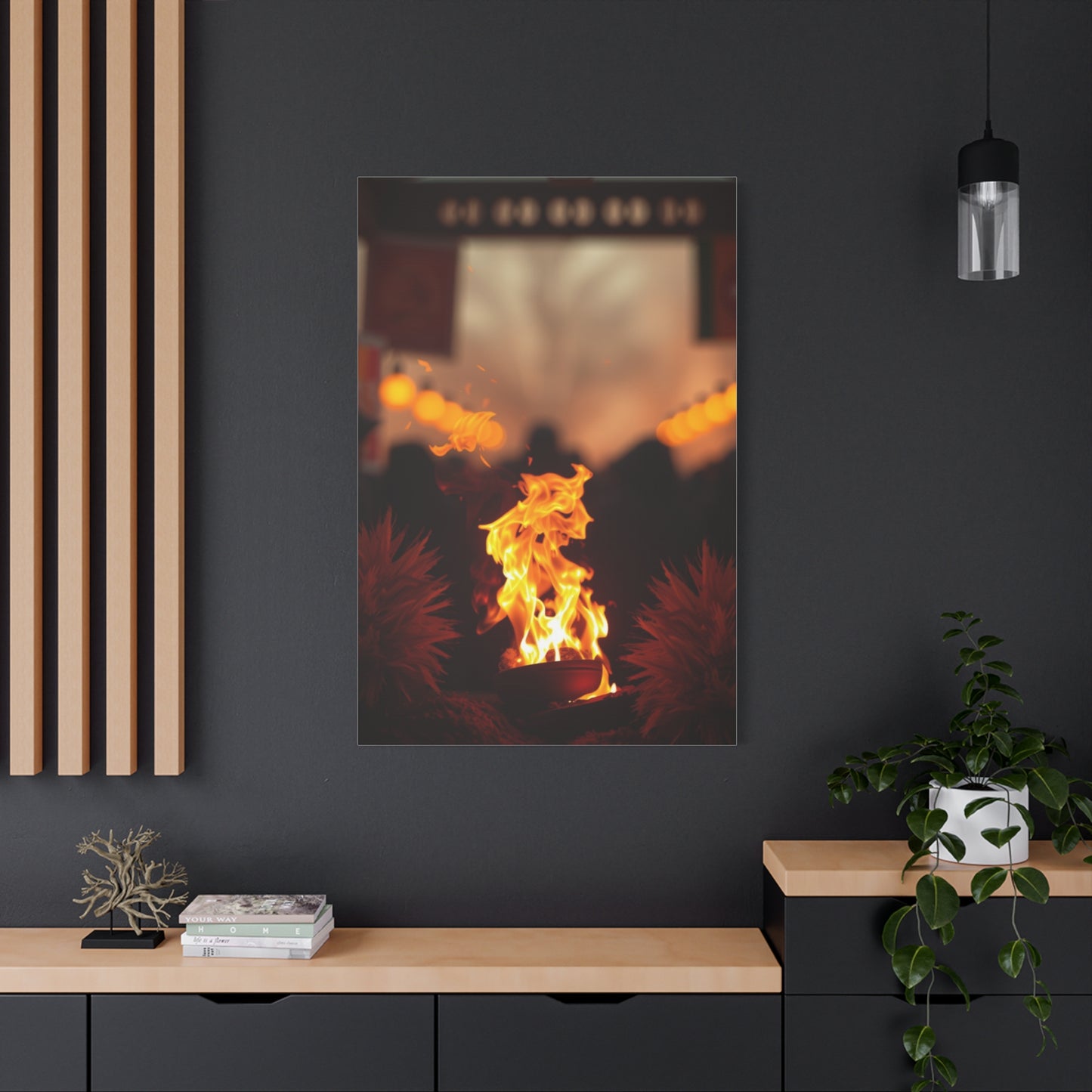 Golden Luster Creation Wall Art & Canvas Print
