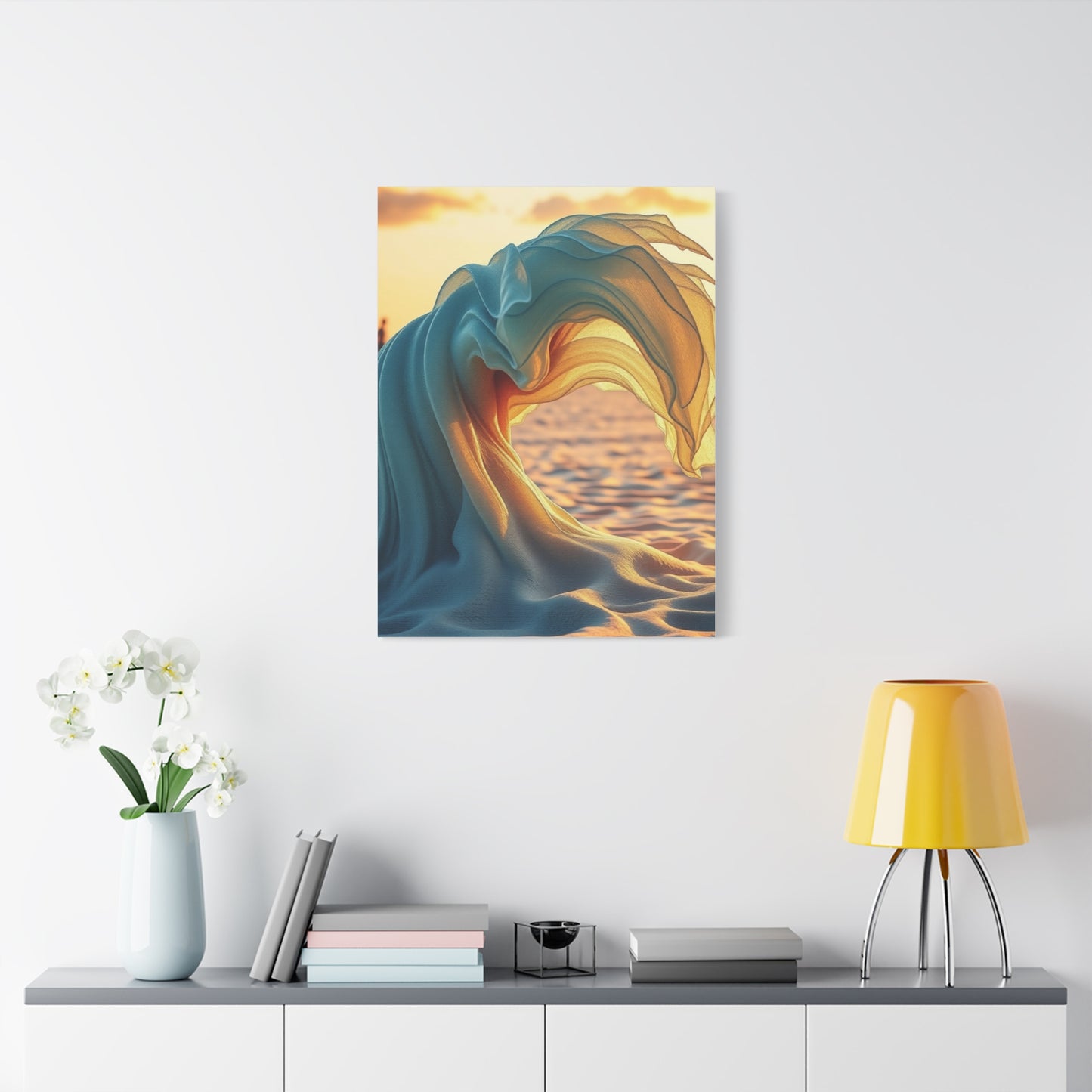 Vibrant Coastal Tapestry Wall Art & Canvas Print
